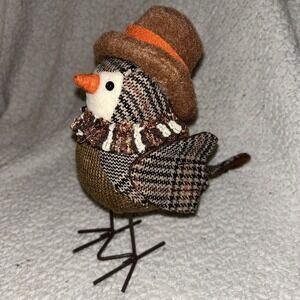 Target Spritz Bird Wheatly Fall Thanksgiving Holiday Decor Brown‎ Orange C2